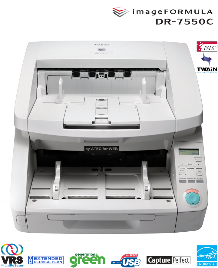 canon data reader full line scanners canon imageformula dr 7550c