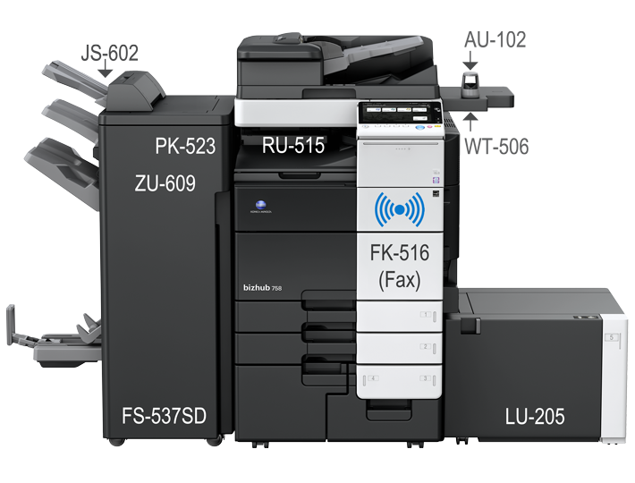 Konica Minolta Quick Reference Guide Bizhub C454E Bizhub C454e