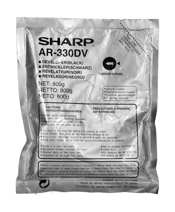 SHARP AR-330DV Developer Negru 800g (80K) pentru SHARP AR... big picture