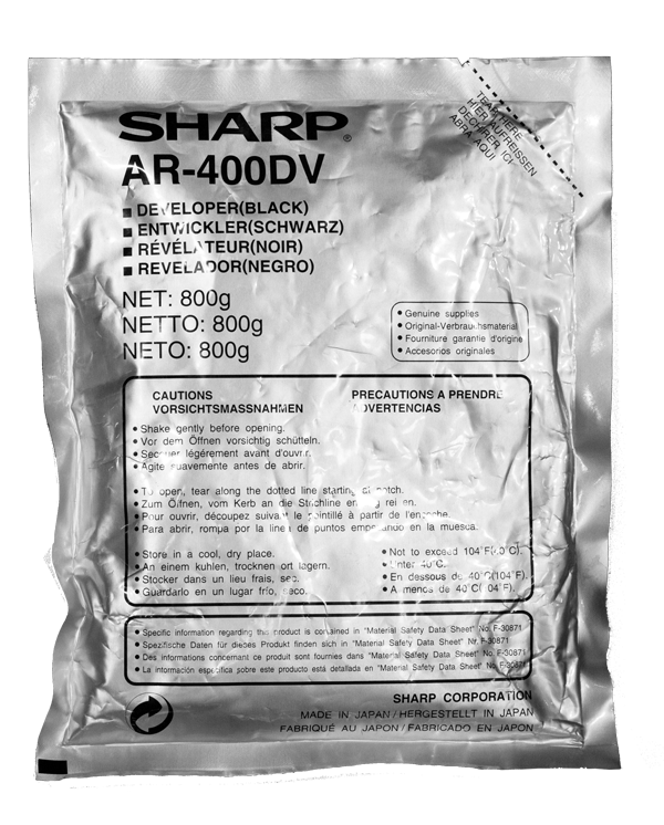 SHARP AR-400DV Developer Negru 800g (90K) pentru SHARP AR... big picture