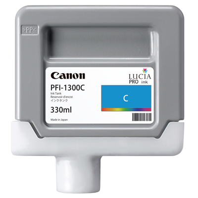 Canon PFI-1300C - Cartus cerneala pigment Cyan, pentru... big picture
