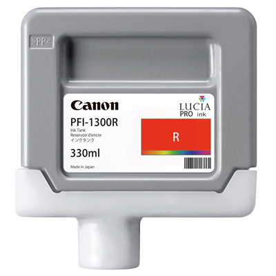Canon PFI-1300R - Cartus cerneala pigment Roşu,... big picture