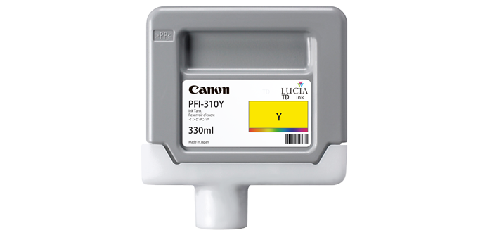 Canon PFI-310Y Yellow Ink Tank, for imagePrograf TX-2000, 2100, 3000,  (2362C001AA)