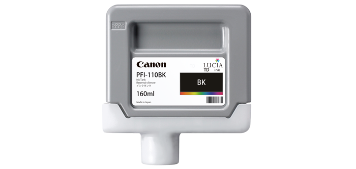 Canon PFI-110BK - Cartus cerneala pigment Negru, pentru... big picture