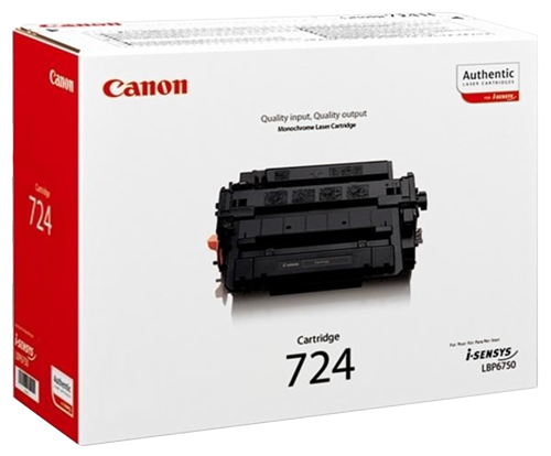 Canon CRG-724 Cartus Toner Negru, 6K (3481B002AA) pentru... big picture