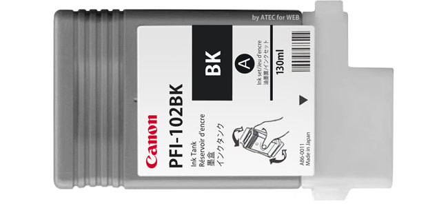 Canon PFI-102BK Cartus Cerneala Negru, 130ml (0895B001AA)... big picture