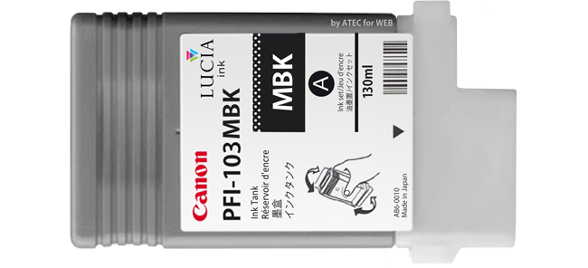 Canon PFI-103MBK Cartus cerneala Negru Mat pentru Canon imagePROGRAF  iPF5100, iPF6100, iPF6200 (2211B001AA) 130ml;