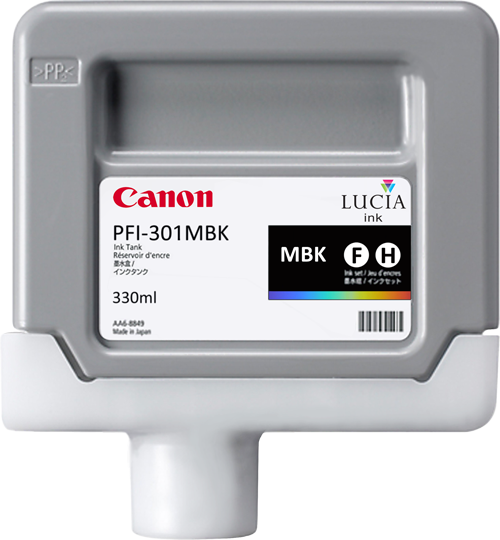 Cartus Cerneala Canon PFI-301MBK Negru Mat Pigment Lucia... big picture