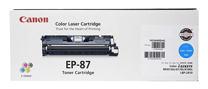 Canon EP-87C Cartus Toner Cyan (4K) pentru LBP2410,... big picture