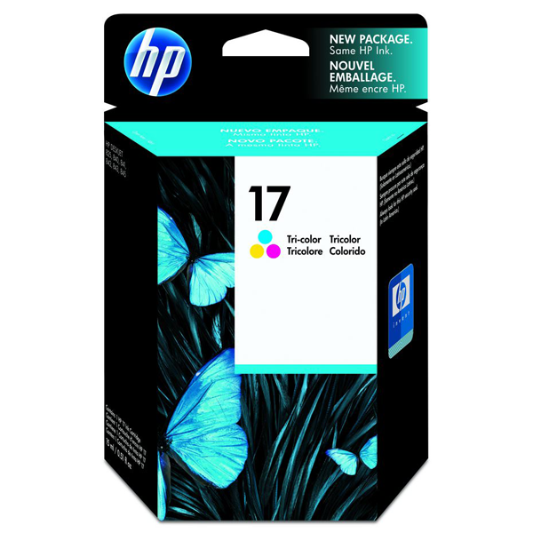 HP 17 Cartuş Cerneală Tri-color (C6625A) big picture