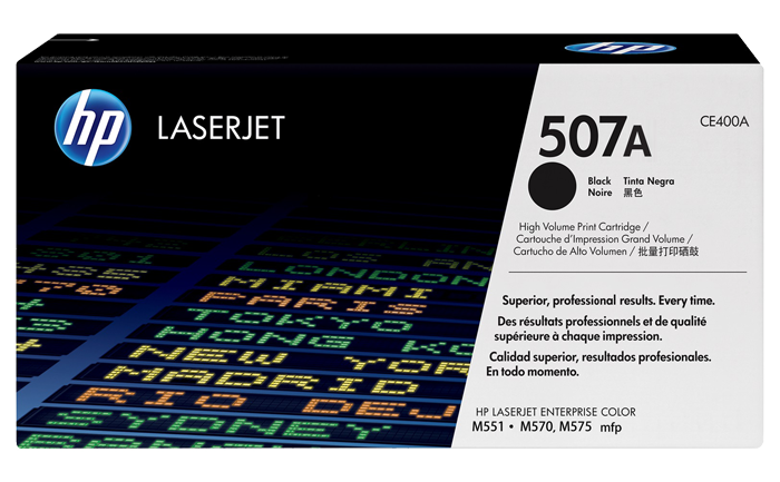 HP 507A Cartus Toner Negru LaserJet Original CE400A (5.5K); big picture