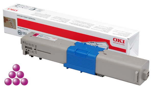OKI 44973534 Cartus Toner Magenta 1,5K pentru Imprimante Led C301, C321 şi Multifuncţionale Seriile MC332, MC342;