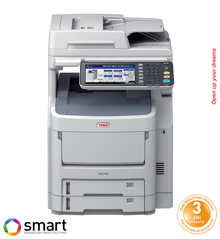 OKI Multifunctional MC760dnvfax A4 color 4 in 1 big picture