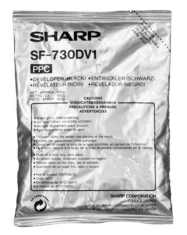SHARP SF-730DV1 Developer Negru 400g (30K) pentru SHARP... big picture