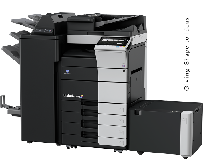 bizhub C458 MFP, Laser, Color Configurations 33; Copy; Network Prin