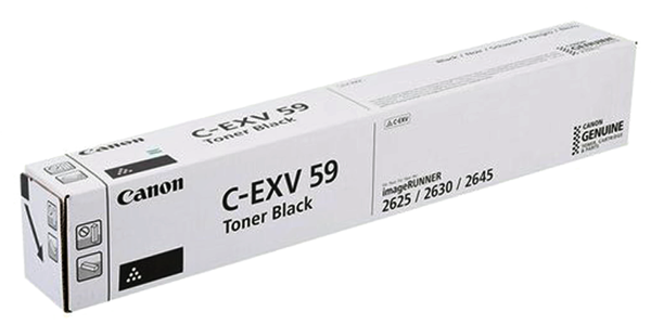 Canon C-EXV59 Black Toner Cartridge (30K) for imageRUNNER 2625, 2630 (3760C002AA)