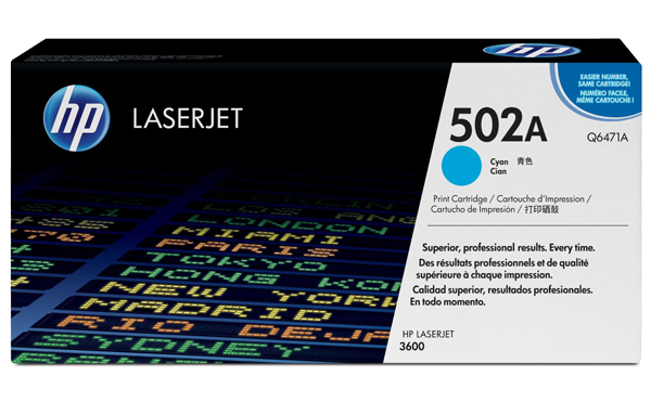 HP 502A Color LaserJet Cartus Toner Cyan (Q6471A)  big picture