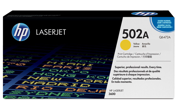 HP 502A Color LaserJet Cartus Toner Galben (Q6472A)  big picture