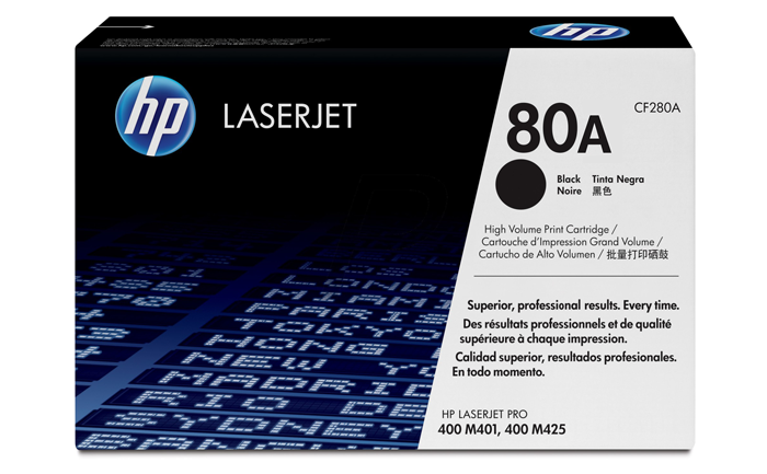 HP 80A Laserjet Pro Black Print Cartridge (CF280A) big picture