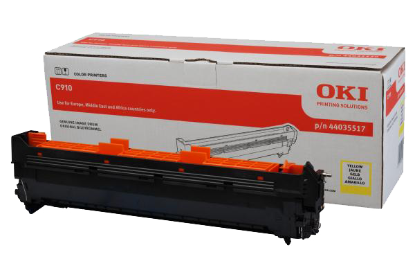 OKI 44035517 Cilindru Imagine Galben (20K) pentru imprimante LED din seriile C910 și C920WT;