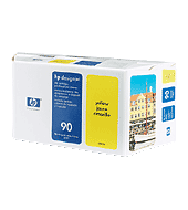 HP 90 Value Pack Galben Ink + Printhead + Cleaner (C5081A) big picture