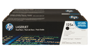 HP 125A 2 Cartuse Toner Negru LaserJet Original (CB540AD) 