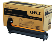 OKI 44318529 Cilindru Imagine ALB, 6K pentru Imprimantele Led Color OKI C711WT;
