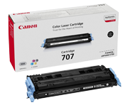 Canon 707BK Cartus AIO Toner Negru (2,5K) pentru Seriile i-SENSYS LBP5000 si LBP5100 (9424A004AA);